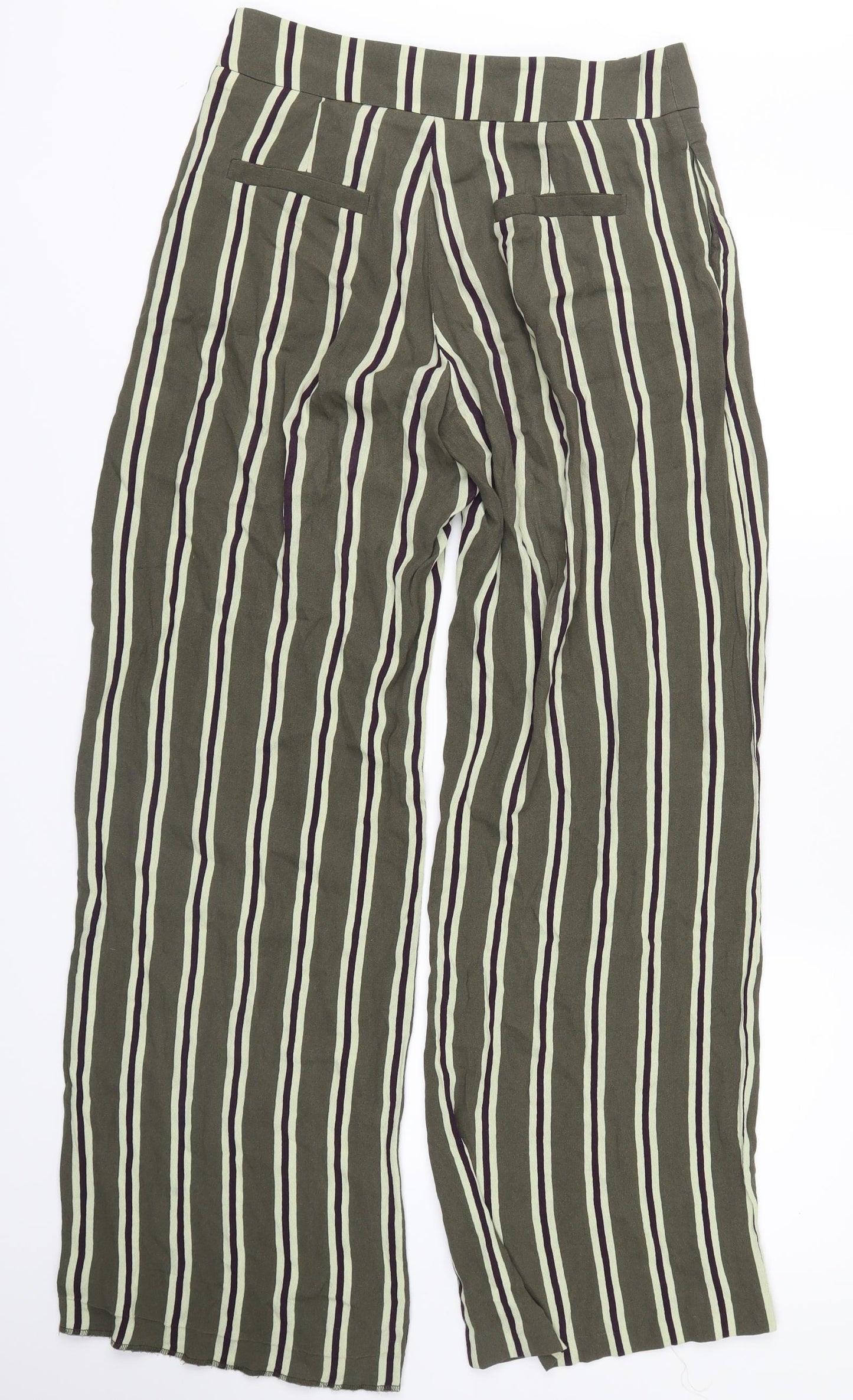 Libertine Womens Green Striped  Trousers  Size S L30 in
