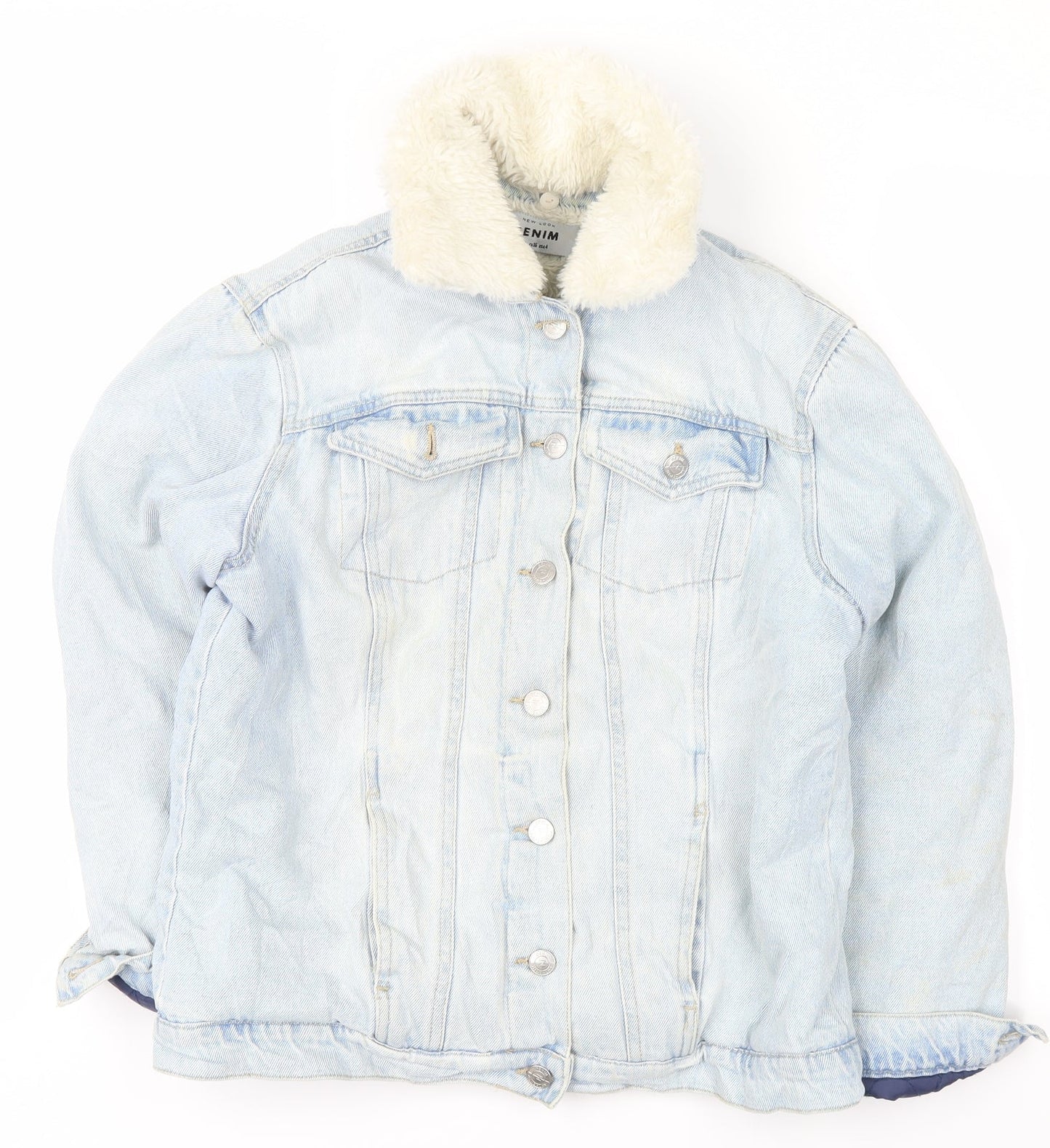 Womens UK Size 8 New Look Blue Jacket