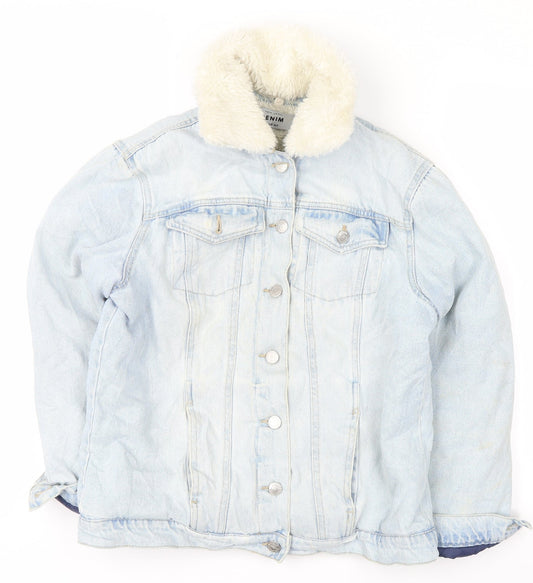 Womens UK Size 8 New Look Blue Jacket
