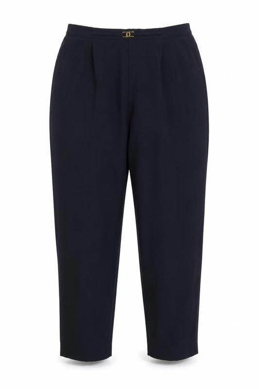 Womens UK Size 20 Classic Regular Fit  Blue Trousers