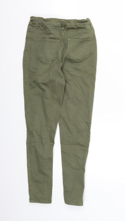 Denim co. Girls Green  Denim Skinny Jeans Size 9-10 Years