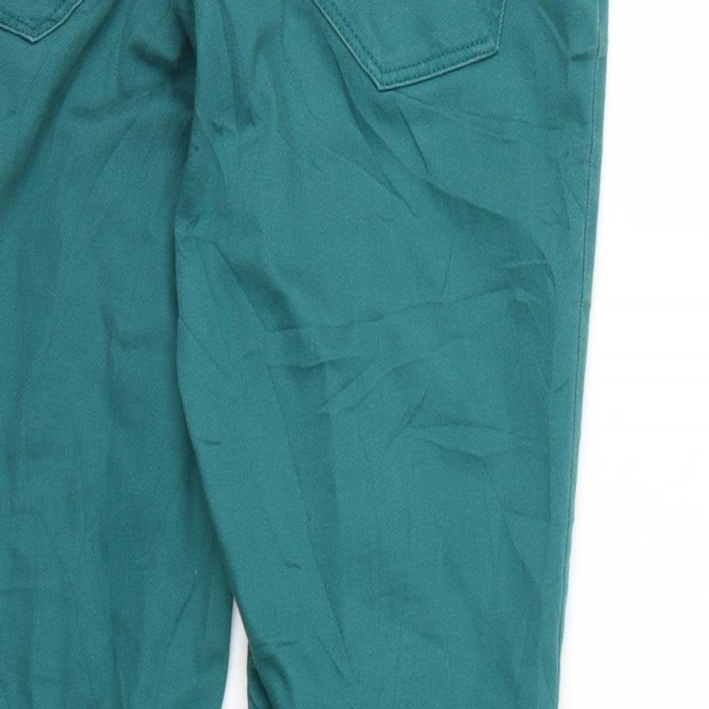 Dorothy Perkins Womens Green  Denim Skinny Jeans Size 10 L30 in