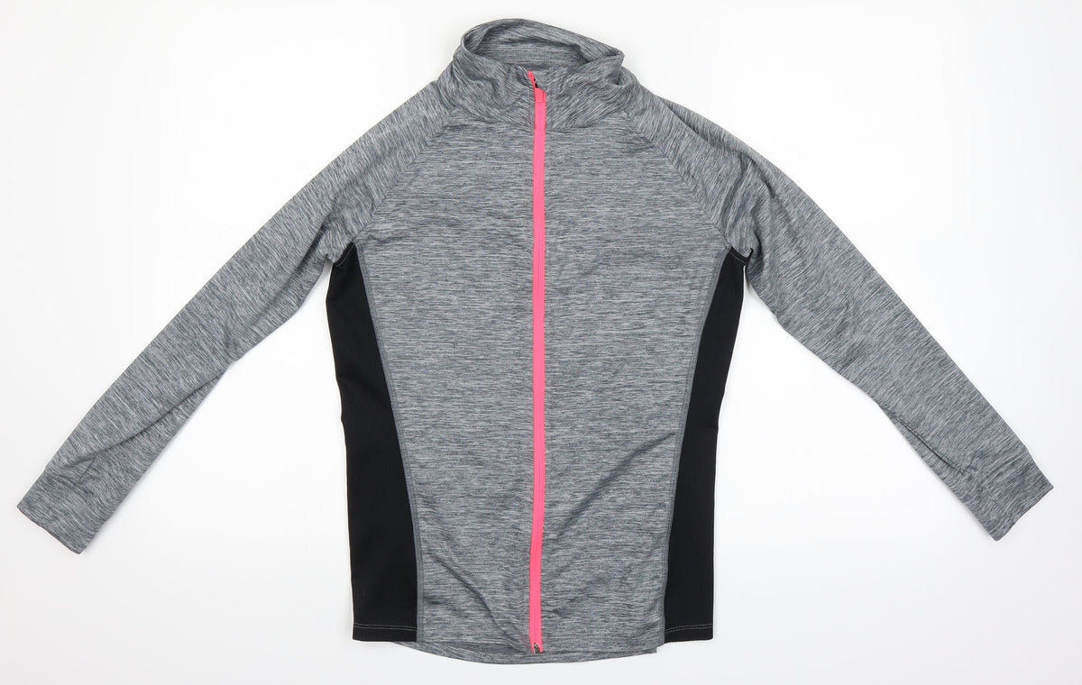 Tu  Womens Grey   Full Zip Jumper Size 12