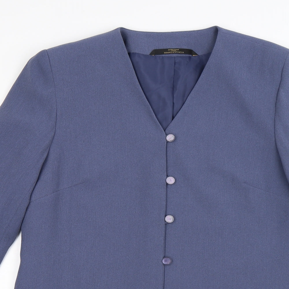 Womens UK Size 12 Marks and Spencer Blue Jacket