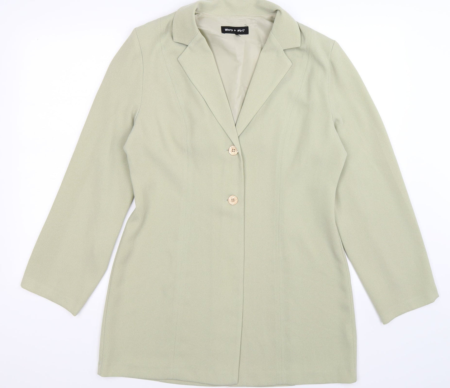 Warp + Weft Womens Green   Cardigan Jumper Size 14