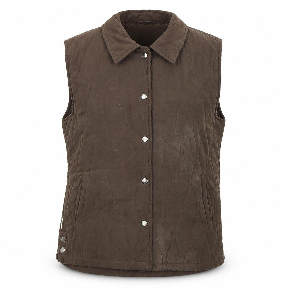 Womens UK Size M tayberry Brown Gilet