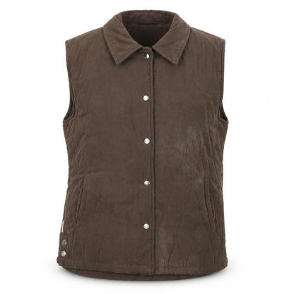 Womens UK Size M tayberry Brown Gilet