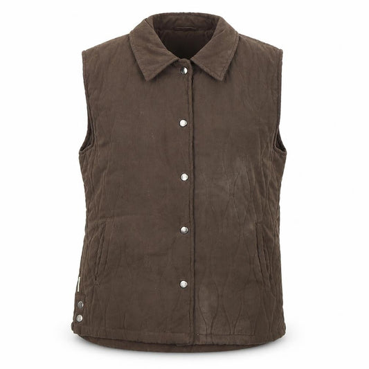 Womens UK Size M tayberry Brown Gilet