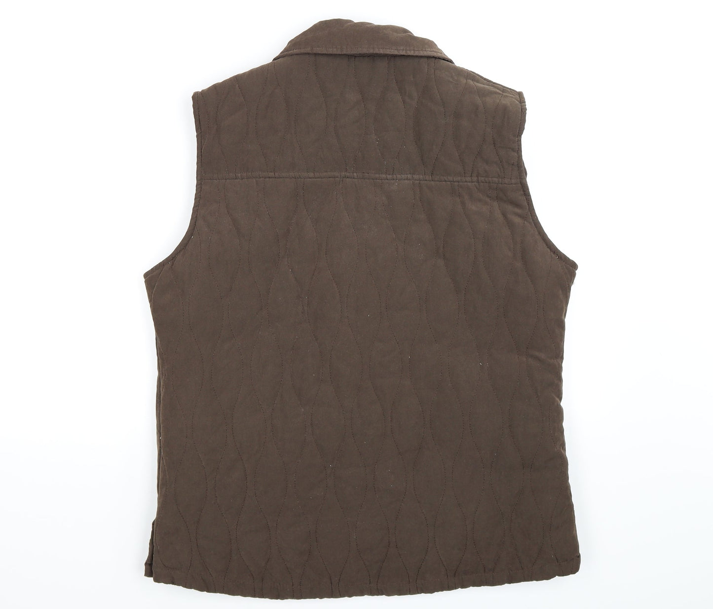 Womens UK Size M tayberry Brown Gilet