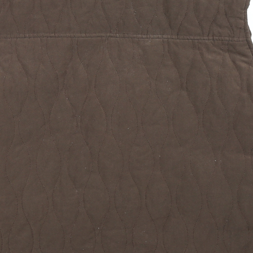 Womens UK Size M tayberry Brown Gilet