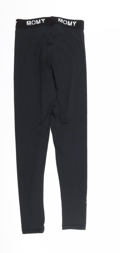 momy Womens Black   Capri Leggings Size XS L25 in