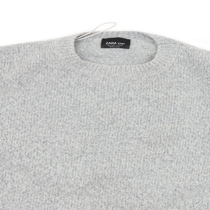Zara Womens Grey   Pullover Jumper Size S