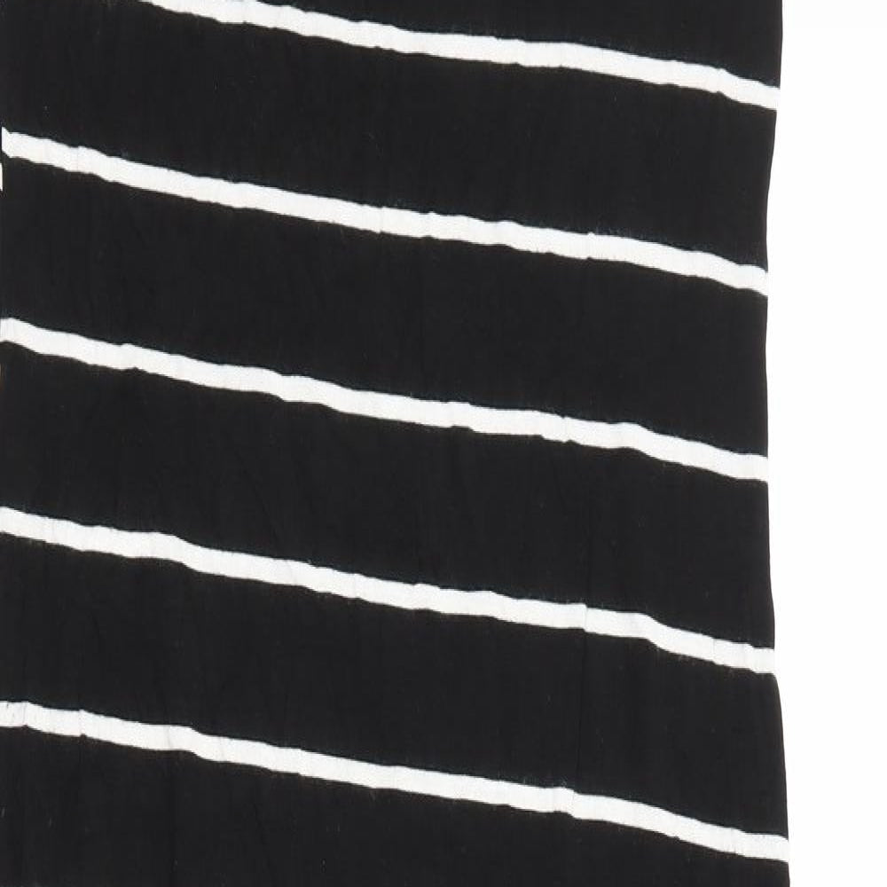 caution to the wind  Womens Black Striped  Tank Dress  Size M