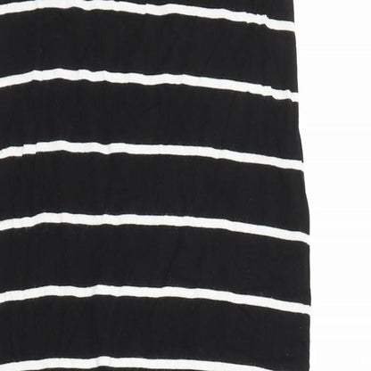 caution to the wind  Womens Black Striped  Tank Dress  Size M