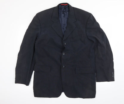 Mens UK Size M Preworn Regular Blue Suit Jacket