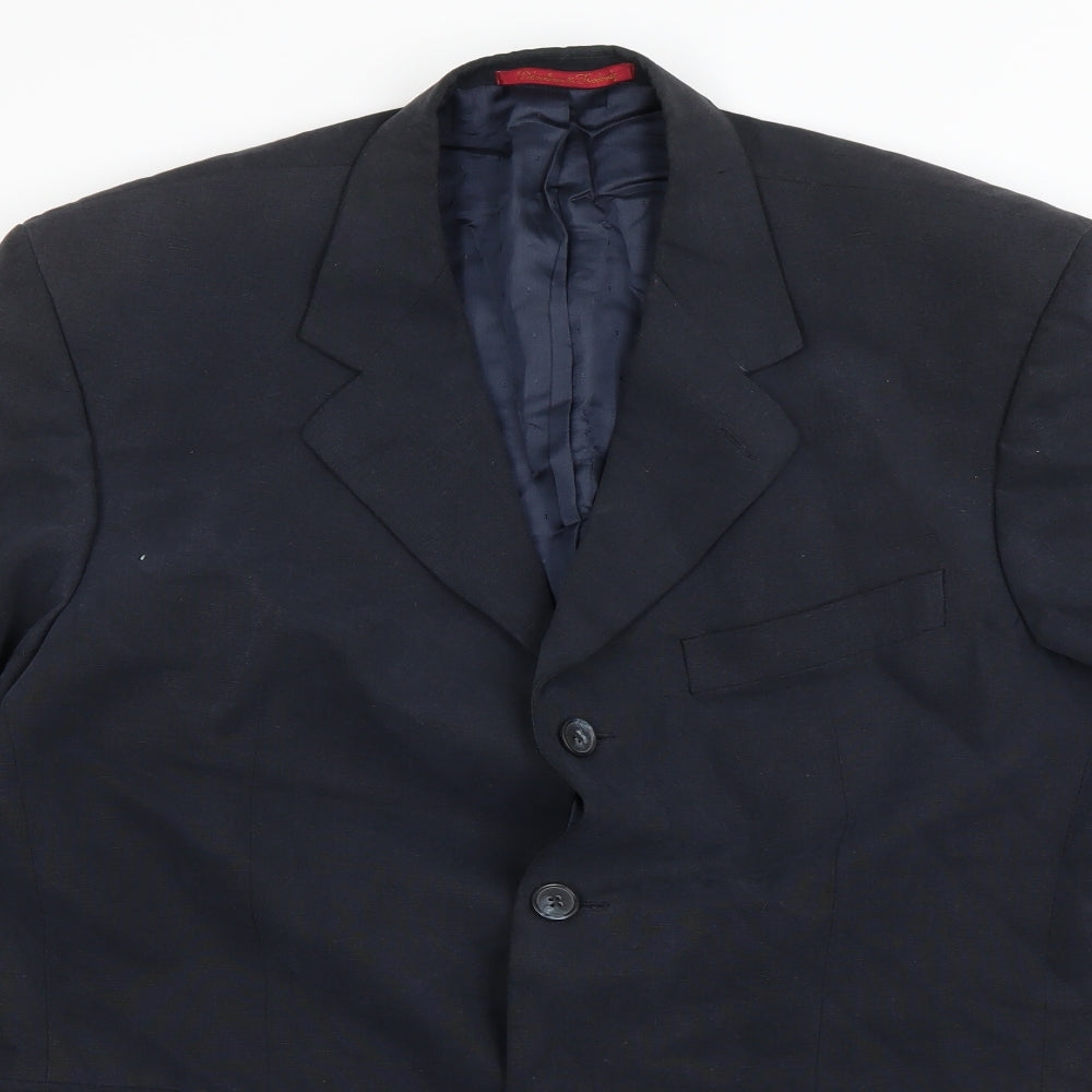 Mens UK Size M Preworn Regular Blue Suit Jacket