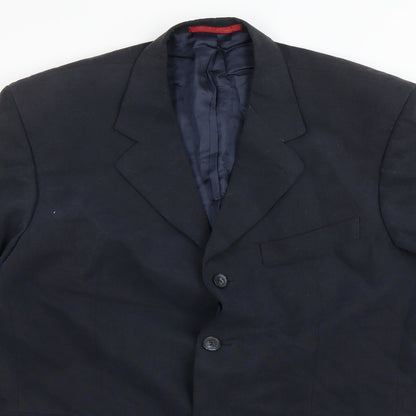 Mens UK Size M Preworn Regular Blue Suit Jacket