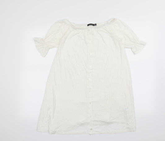 Boohoo Womens White   Mini  Size 8