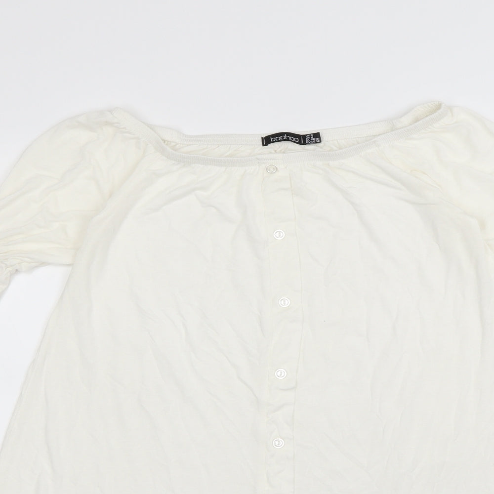 Boohoo Womens White   Mini  Size 8