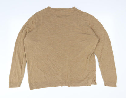 Love knitwear Womens Brown   Pullover Jumper Size 20