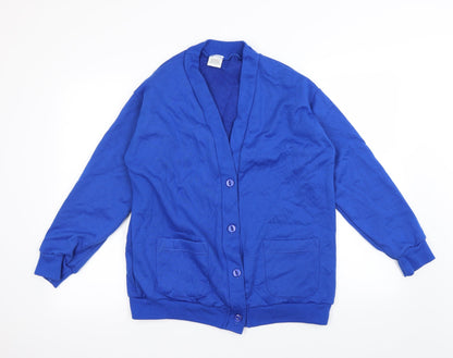 Preworn Womens Blue   Cardigan Jumper Size M