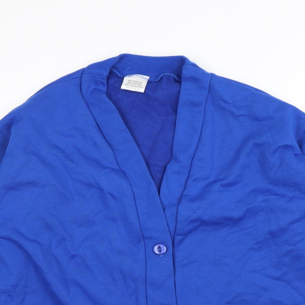 Preworn Womens Blue   Cardigan Jumper Size M