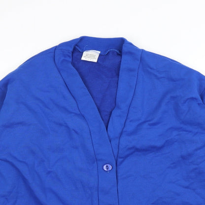 Preworn Womens Blue   Cardigan Jumper Size M