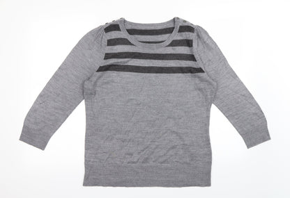 BHS Womens Grey   Pullover Jumper Size 12
