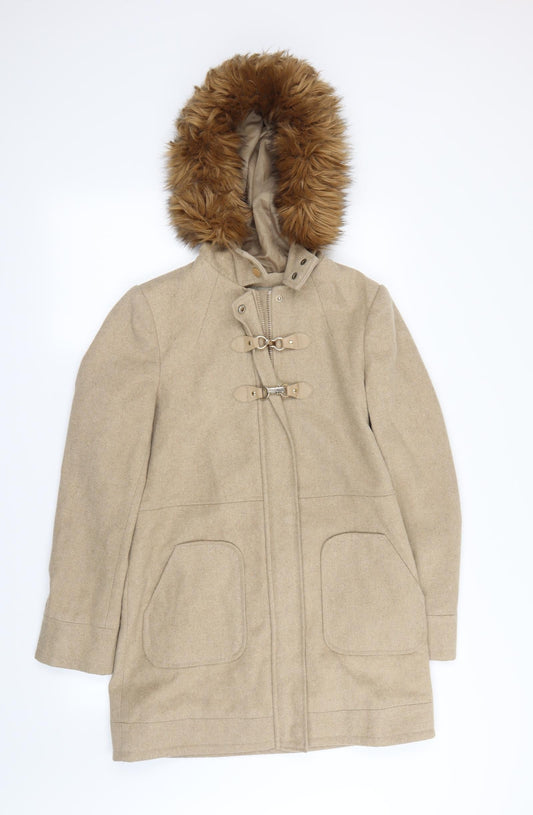 TU Womens Beige   Jacket Coatigan Size 8
