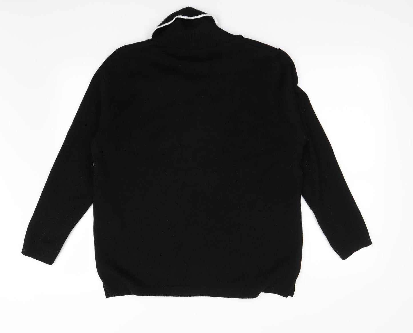 Classic Womens Black   Pullover Jumper Size L