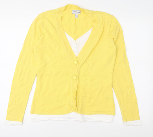 HEINE Womens Yellow   Pullover Jumper Size 12