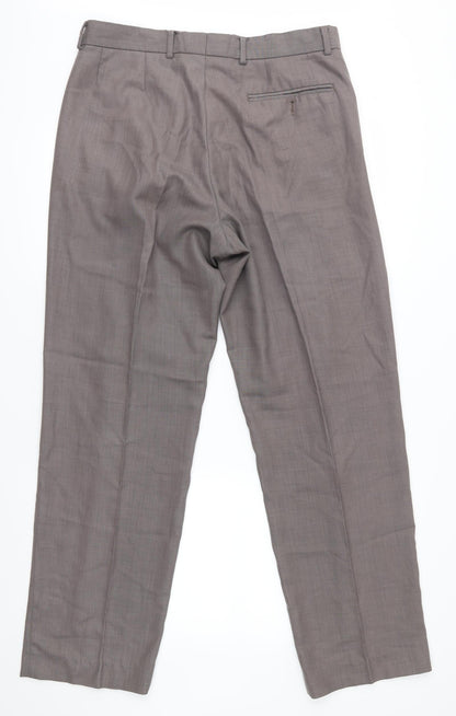 Womens UK Size 32 in Preworn Regular Fit  Grey Trousers