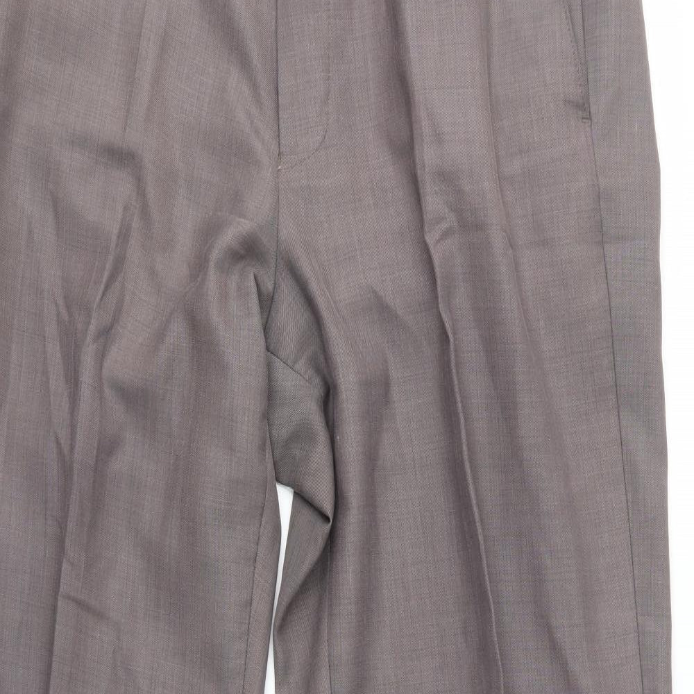 Womens UK Size 32 in Preworn Regular Fit  Grey Trousers