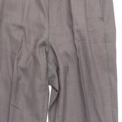 Womens UK Size 32 in Preworn Regular Fit  Grey Trousers