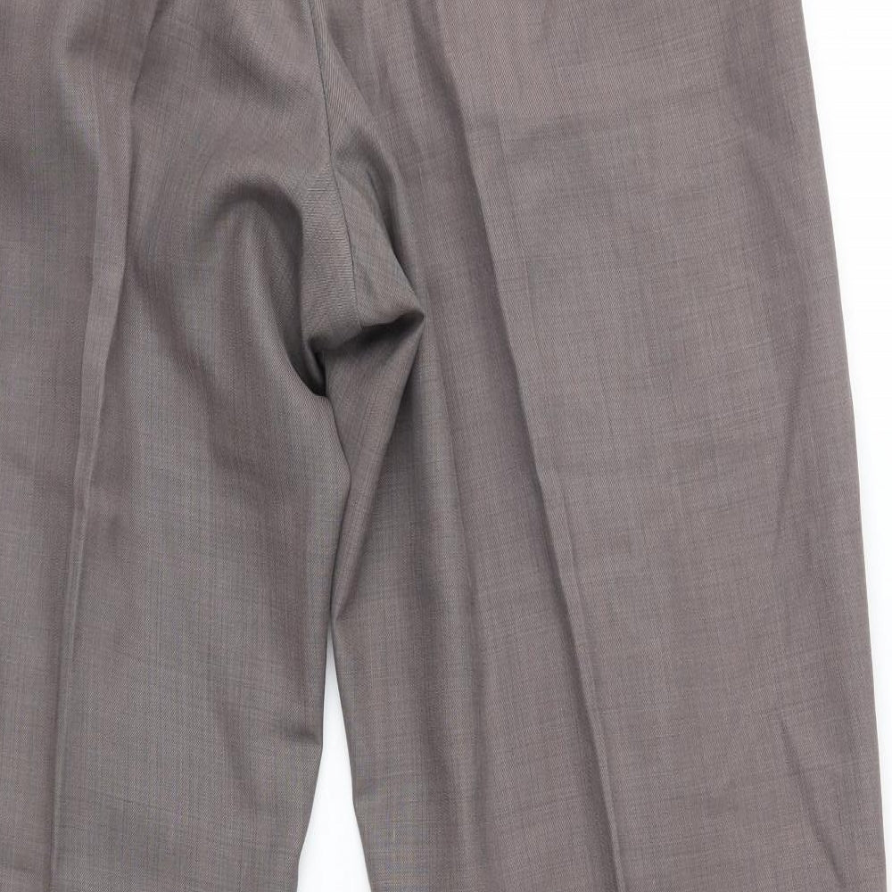 Womens UK Size 32 in Preworn Regular Fit  Grey Trousers