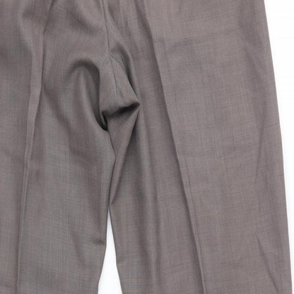 Womens UK Size 32 in Preworn Regular Fit  Grey Trousers