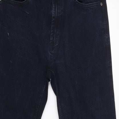 DNM AUTHENTIC Womens Blue   Straight Jeans Size 36 L30 in