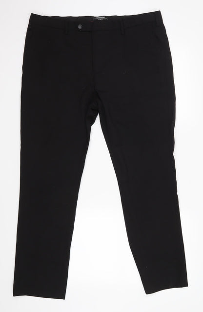 Cedar Wood State Womens Black   Trousers  Size 48 L27 in