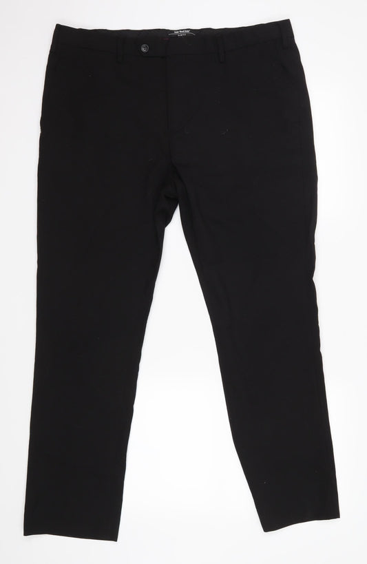 Cedar Wood State Womens Black   Trousers  Size 48 L27 in