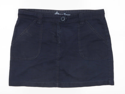 New Look Womens Blue   A-Line Skirt Size 14