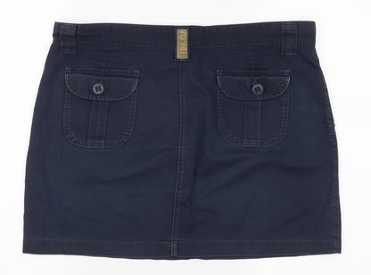 New Look Womens Blue   A-Line Skirt Size 14