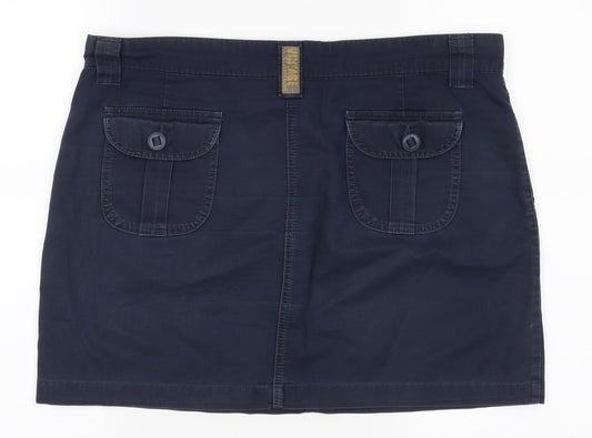 New Look Womens Blue   A-Line Skirt Size 14