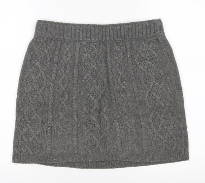 Atmosphere Womens Grey   A-Line Skirt Size 12