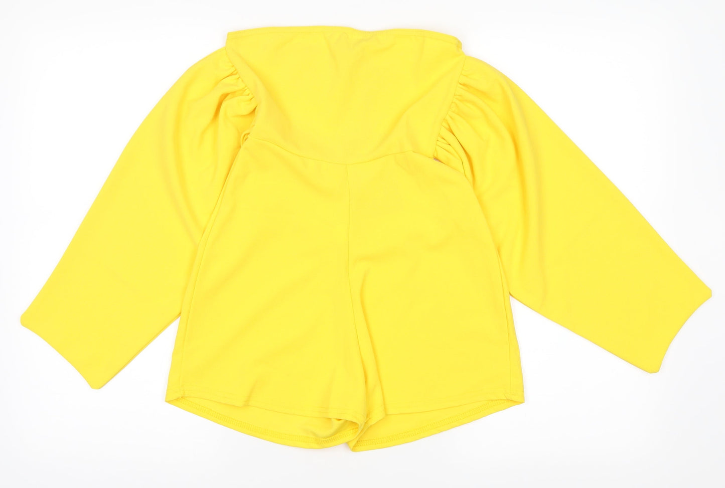 PRETTYLITTLETHING Womens Yellow   Playsuit One-Piece Size 6