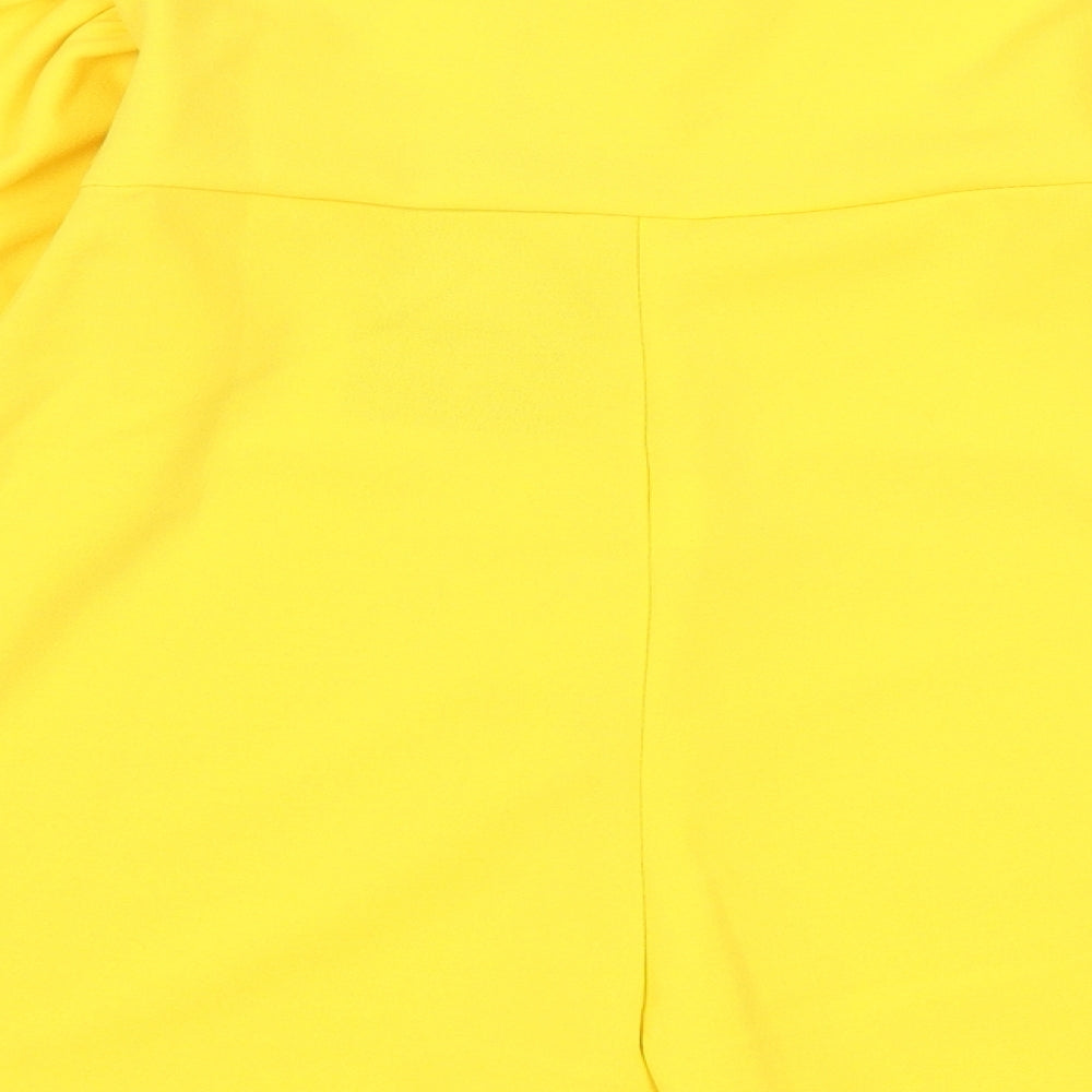 PRETTYLITTLETHING Womens Yellow   Playsuit One-Piece Size 6