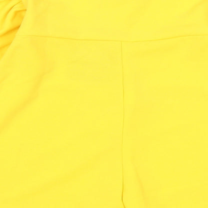 PRETTYLITTLETHING Womens Yellow   Playsuit One-Piece Size 6