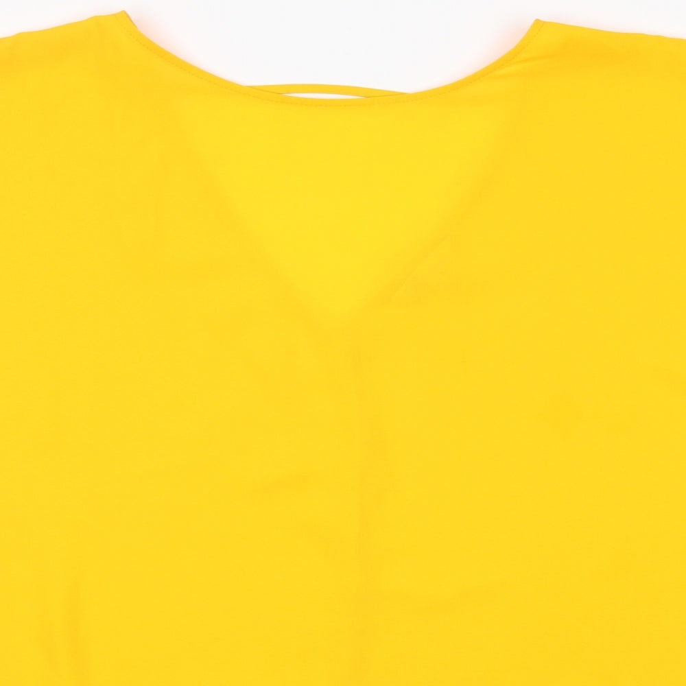 Peacocks Womens Orange   Basic Blouse Size 16