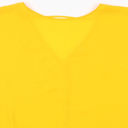 Peacocks Womens Orange   Basic Blouse Size 16