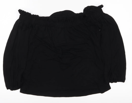 Primark Womens Black   Basic Blouse Size XS