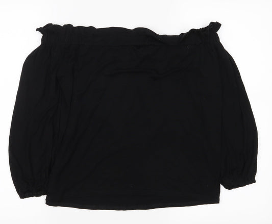 Primark Womens Black   Basic Blouse Size XS
